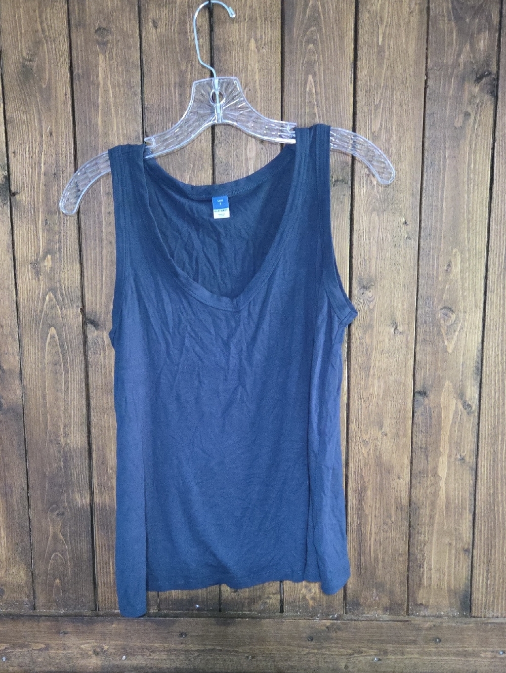 Old Navy Navy Scoop Neck Tank Top